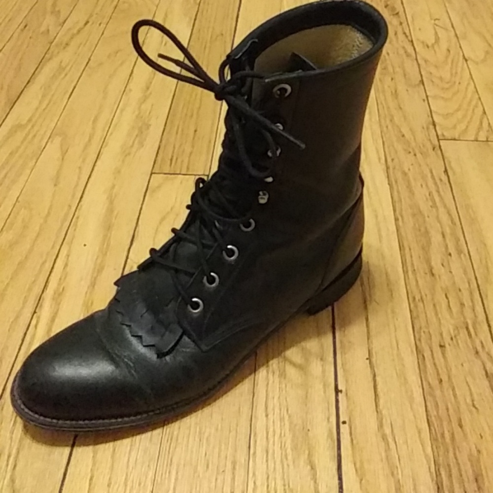 Brand - Justin- Vintage Combat Boots